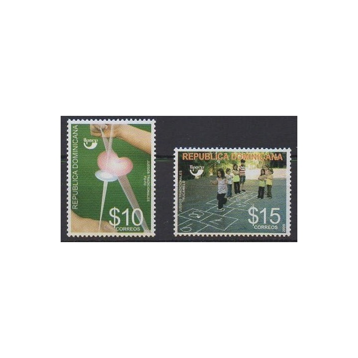 Acheter cette série de timbres de la République Dominicaine  de l'année 2009 (No 1592/1593).