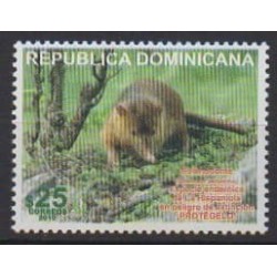 Dominican (Republic) - 2010 - Nb 1605 - Mamals - Endangered species - WWF