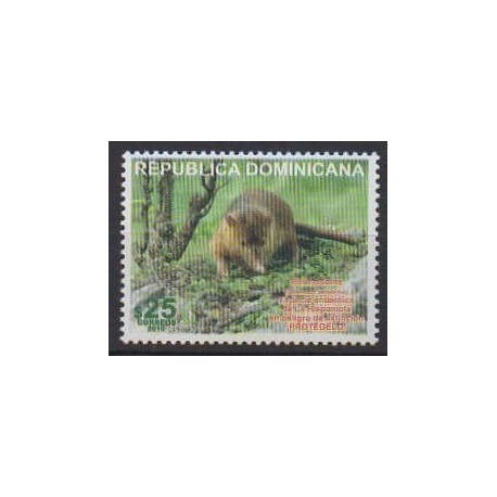 Dominican (Republic) - 2010 - Nb 1605 - Mamals - Endangered species - WWF