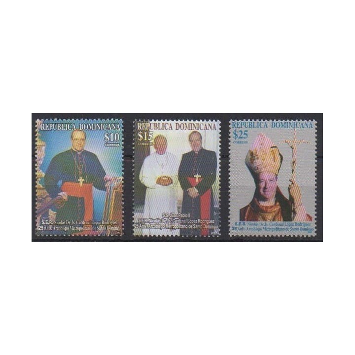 Buy this set of stamps of Republic Dominican  of the year 2007 (Nb 1517/1519).