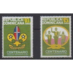 Dominicaine (République) - 2008 - No 1555/1556 - Scoutisme