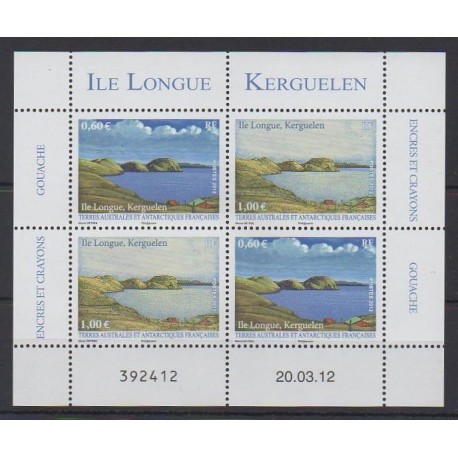 French Southern and Antarctic Territories - Post - 2012 - Nb F628 - Paintings