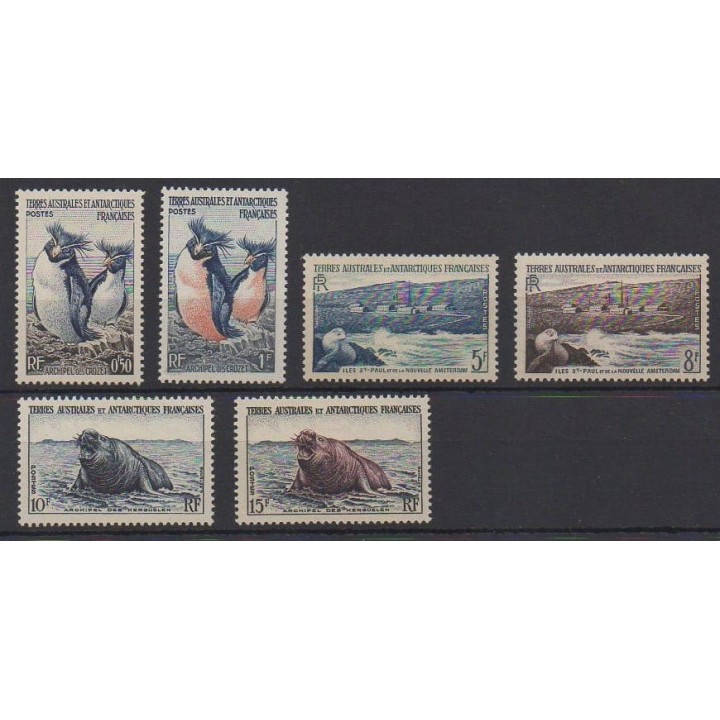 Buy this set of stamps of FSAL of the year 1956 (Nb 2/7). - Mint hinged