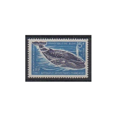 French Southern and Antarctic Territories - Post - 1966 - Nb 22 - Mamals - Sea life - Mint hinged