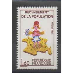 France - Varieties - 1982 - Nb 2202a