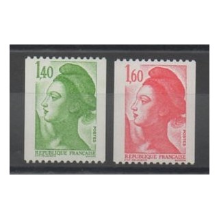 Stamps - France - Varieties - 1982 - Nb 2191a/2192a