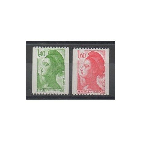 France - Varieties - 1982 - Nb 2191a/2192a