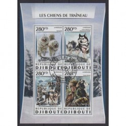 Djibouti - 2016 - Nb 1047/1050 - Dogs - Used