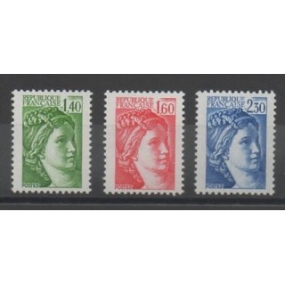 Timbres - France - Variétés - 1981 - No 2154/2156