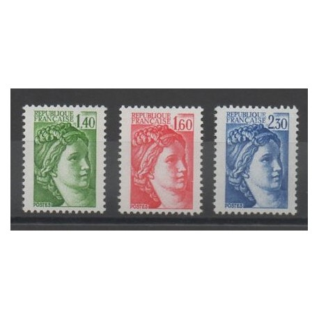 France - Varieties - 1981 - Nb 2154/2156