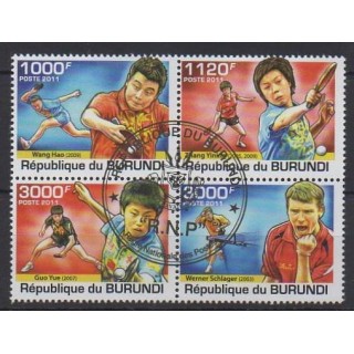 Acheter cette série de timbres du Burundi de l'année 2011 (No 1313/1316). - Oblitéré