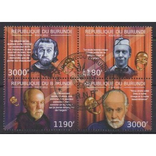 Buy this set of stamps of Burundi of the year 2012 (Nb 1660/1663). - Used