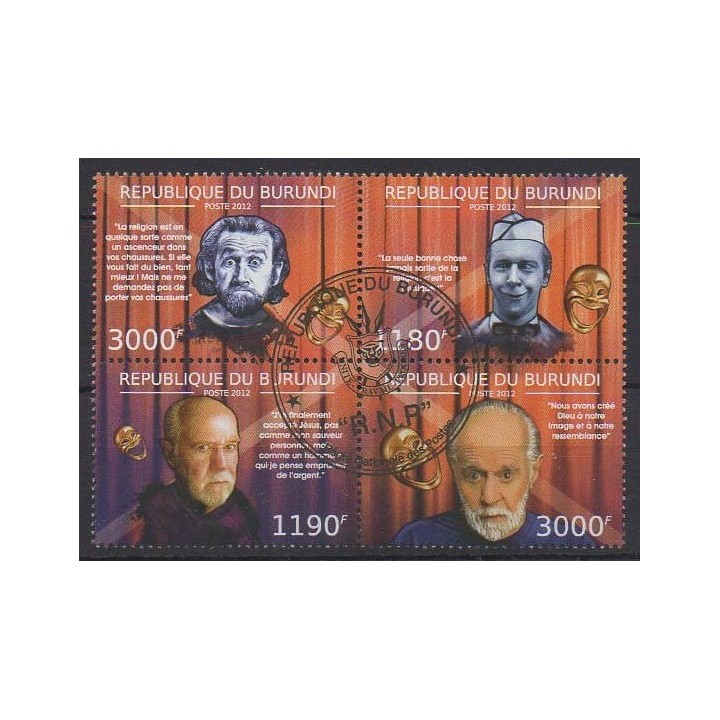 Acheter cette série de timbres du Burundi de l'année 2012 (No 1660/1663). - Oblitéré