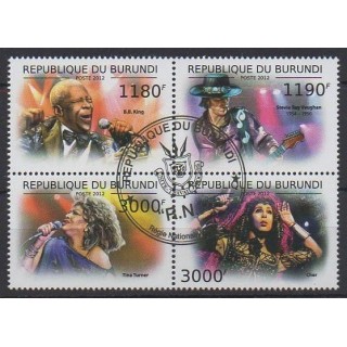 Acheter cette série de timbres du Burundi de l'année 2012 (No 1680/1683). - Oblitéré