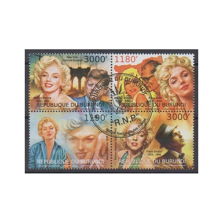Buy this set of stamps of Burundi of the year 2012 (Nb 1668/1671). - Used