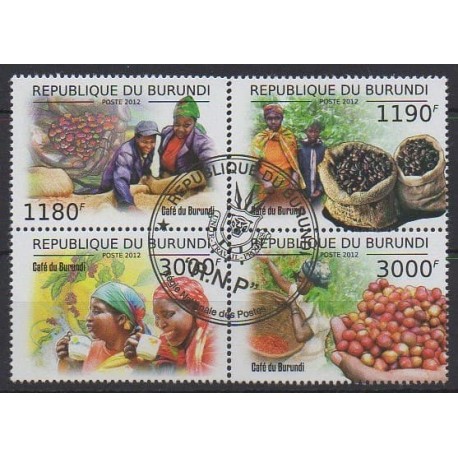 Burundi - 2012 - Nb 1648/1651 - Gastronomy - Used