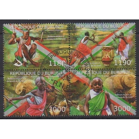 Burundi - 2012 - Nb 1652/1655 - Music - Used