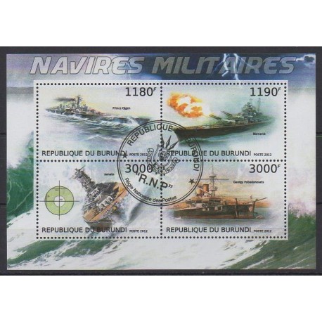 Burundi - 2012 - Nb 1854/1857 - Boats - Used