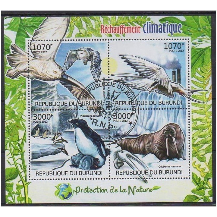 Buy this set of stamps of Burundi of the year 2012 (Nb 1592/1595). - Used