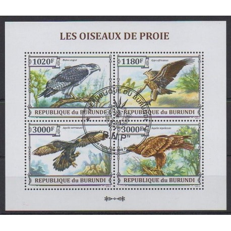 Burundi - 2013 - Nb 2166/2169 - Birds - Used