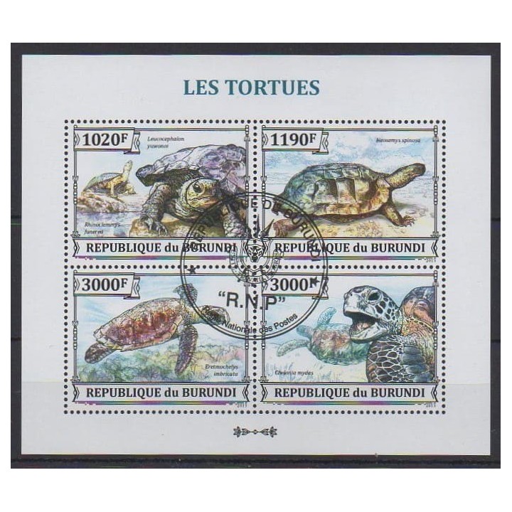 Acheter cette série de timbres du Burundi de l'année 2013 (No 2114/2117). - Oblitéré