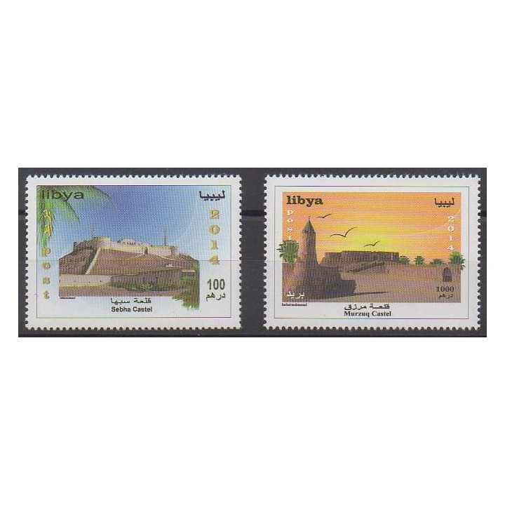 Buy this set of stamps of Libya of the year 2014 (Nb 2615/2616).