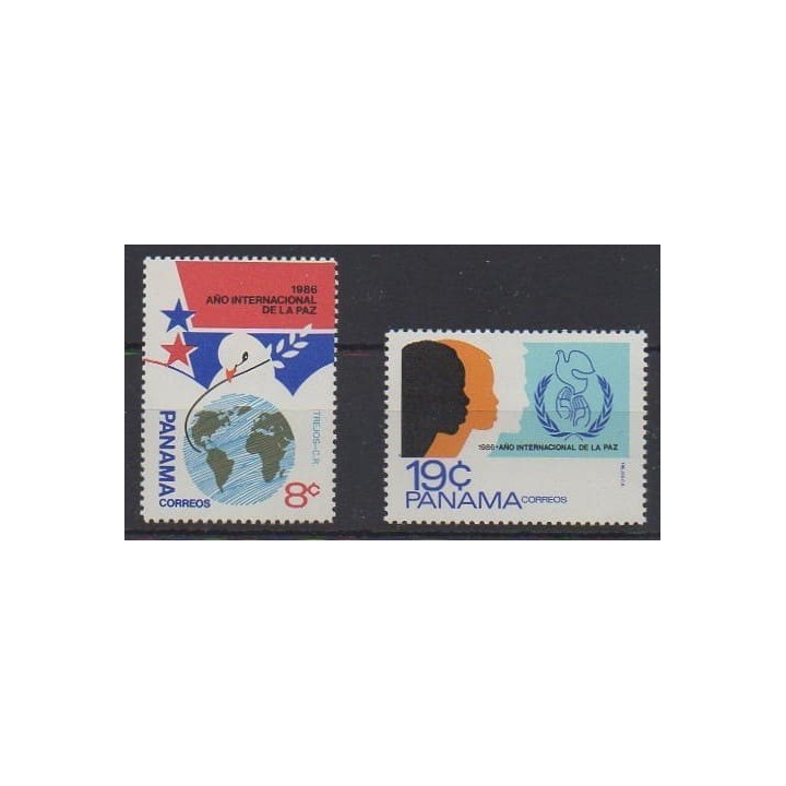 Buy this set of stamps of Panama of the year 1986 (Nb 1003/1004).