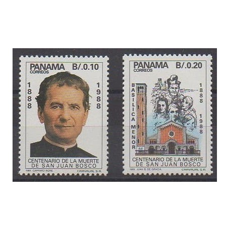 Panama - 1989 - Nb 1050/1051 - Religion