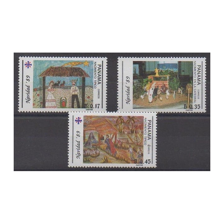 Buy this set of stamps of Panama of the year 1989 (Nb 1062/1064).