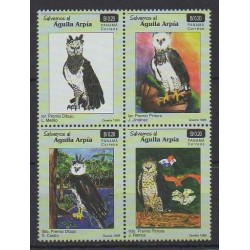 Panama - 1998 - No 1184/1187 - Oiseaux - Peinture