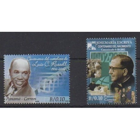 Panama - 2002 - No 1225/1226 - Célébrités