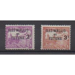 Wallis and Futuna - 1927 - Nb T9/T10 - Mint hinged