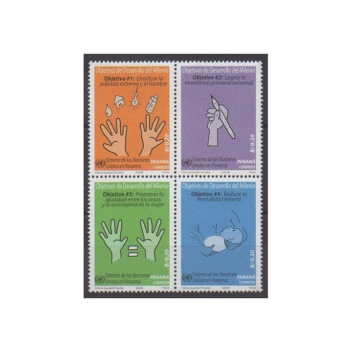 Acheter cette série de timbres du Panama de l'année 2010 (No 1262/1265).
