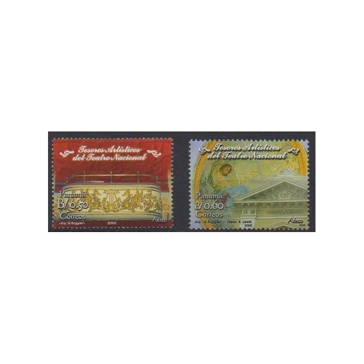Acheter ces timbres du Panama de l'année 2002 (No PA556/PA557).