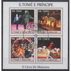 Sao Tomé-et-Principe - 2004 - No 1950/1953 - Cirque ou magie - Oblitérés