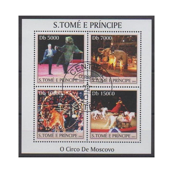 Acheter cette série de timbres de Sao Tomé-et-Principe de l'année 2004 (No 1950/1953). - Oblitéré