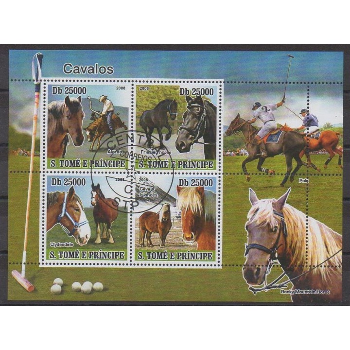 Buy this set of stamps of São Tomé and Príncipe of the year 2008 (Nb 2816/2819). - Used