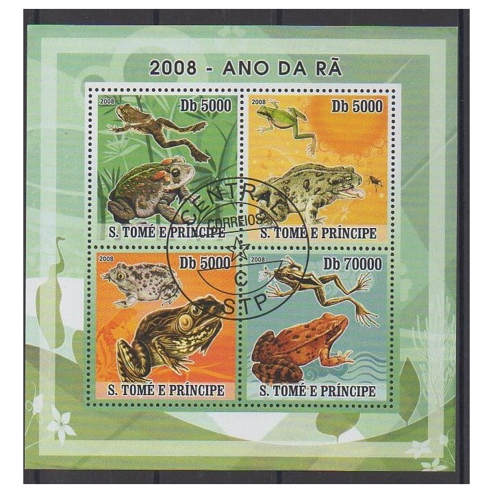 Acheter cette série de timbres de Sao Tomé-et-Principe de l'année 2008 (No 2506/2509). - Oblitéré