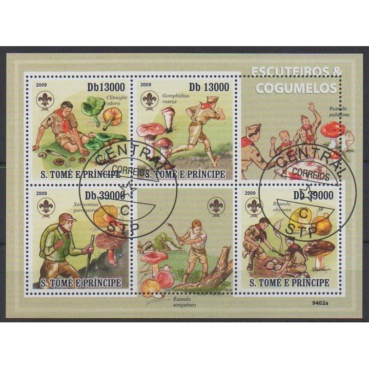 Buy this set of stamps of São Tomé and Príncipe of the year 2009 (Nb 3118/3121). - Used