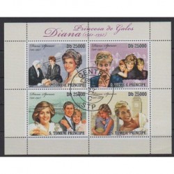 São Tomé and Príncipe - 2010 - Nb 3382/3385 - Royalty - Used