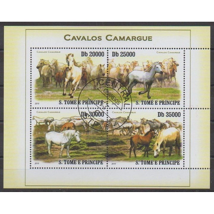 Acheter cette série de timbres de Sao Tomé-et-Principe de l'année 2010 (No 3410/3413). - Oblitéré