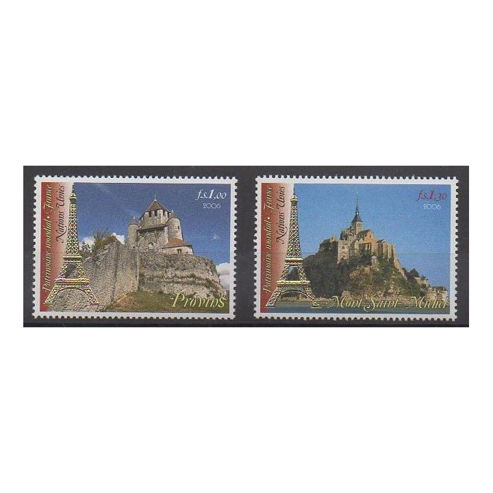 Acheter cette série de timbres des Nations Unies (ONU - Genève)  de l'année 2006 (No 554/555).