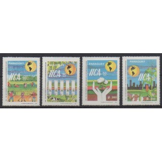 Acheter cette série de timbres du Paraguay de l'année 1992 (No 2605/2608).