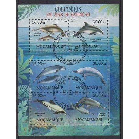 Mozambique - 2012 - Nb 4749/4754 - Mamals - Endangered species - WWF - Used