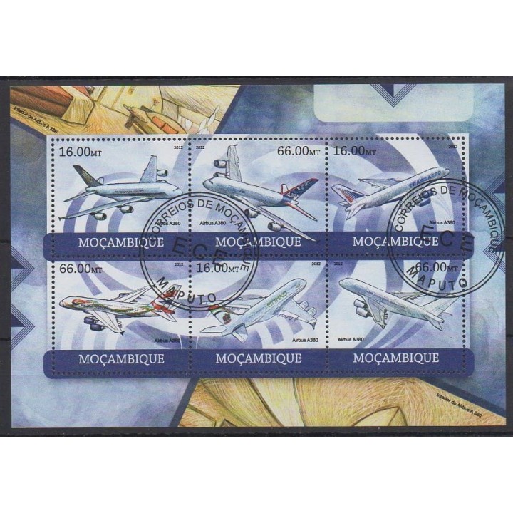Acheter cette série de timbres du Mozambique de l'année 2012 (No 4909/4914). - Oblitéré