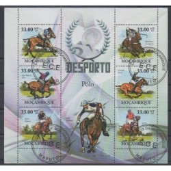 Mozambique - 2010 - Nb 3088/3093 - Horses - Various sports - Used