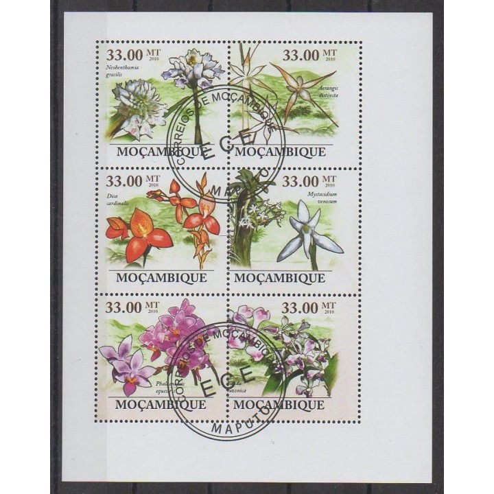 Acheter cette série de timbres du Mozambique de l'année 2010 (No 2830/2835). - Oblitéré