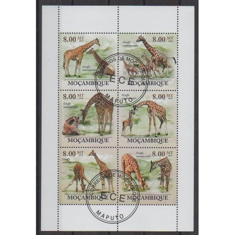 Mozambique - 2010 - Nb 2908/2913 - Mamals - Used