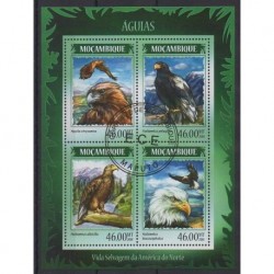 Mozambique - 2014 - Nb 6015/6018 - Birds - Used