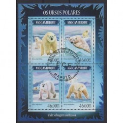 Mozambique - 2014 - Nb 6051/6054 - Mamals - Used